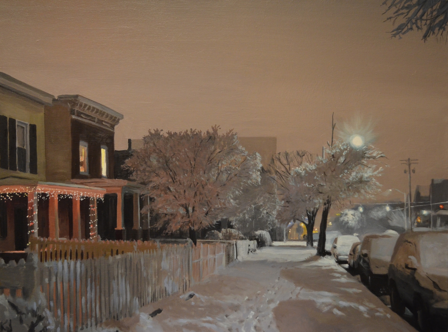 January, oil on canvas, 24" x 32", 2014.