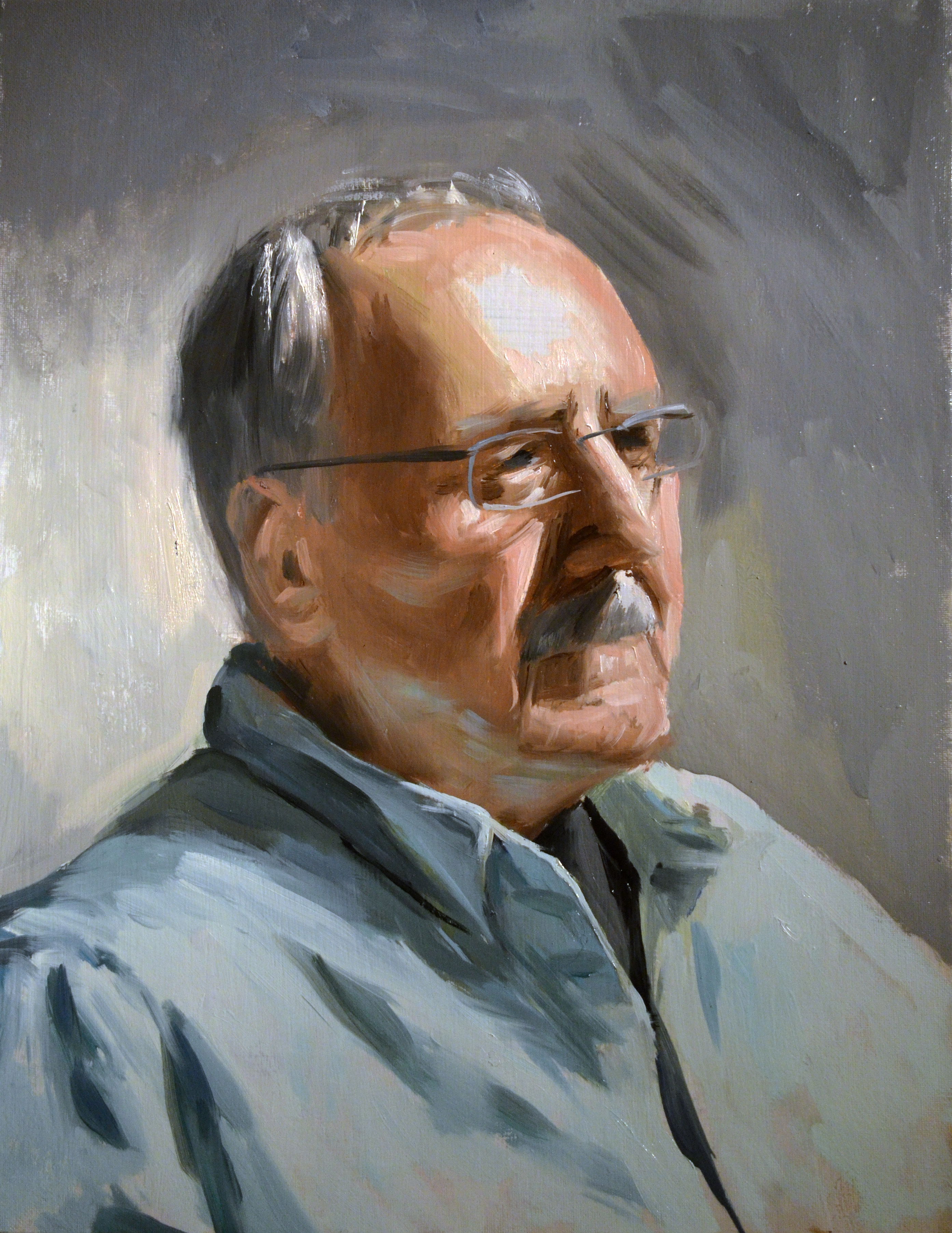 Paul, 14" x 18", oil on canvas, 2012.